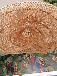 Lampadari ornamentali finti con foglie e fiori