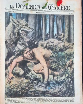 Domenica Corriere 14 febbraio 1954 Festival
