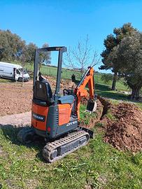 Miniescavatore Doosan dx10z (bobcat e10)