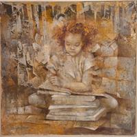 Quadro Artista ⭐️Carmen Manco⭐️opera Originale 