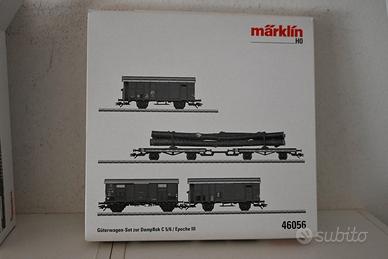 1 set di vagoni merci, epoca III, Märklin 46056