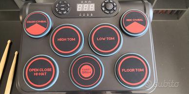 Batteria elettronica con 7 Pad WeliiStar