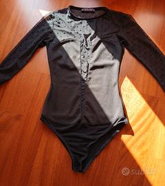 Body da sera aderente e tutina  floreale