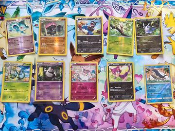 lotto carte pokemon holo