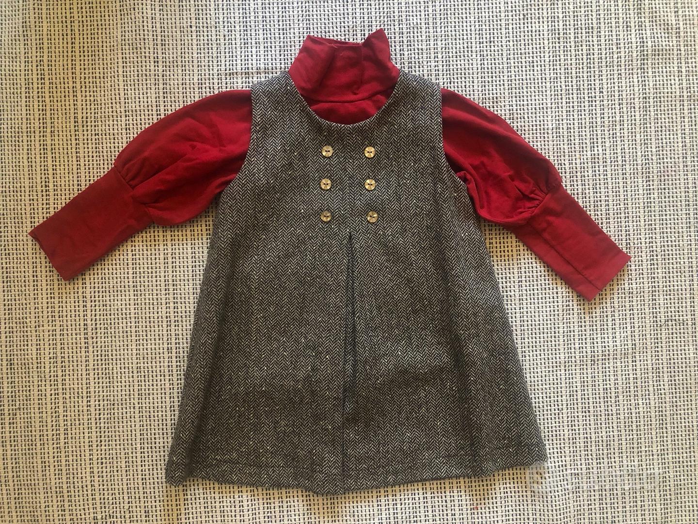 Vestito bambina in lana con lupetto 1-2 anni - Tutto per i bambini In  vendita a Milano