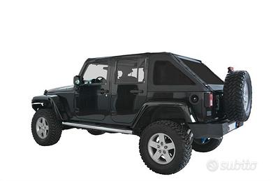 Capote Fastback Jeep Wrangler JK 4p Suntop - Nera
