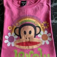 T-shirt Paul Frank rosa donna taglia S