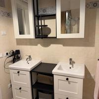 Bagno ikea ehnet doppio lavabo
