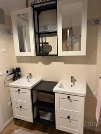 Bagno ikea ehnet doppio lavabo