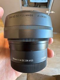 Sigma 56mm F1.4 DC DN attacco sony E-mount