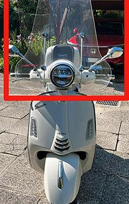 Parabrezza originale per Vespa GTS dal 2023