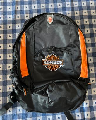 Zaino Harley-Davidson nero e arancione