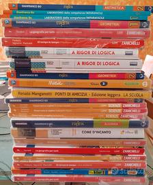 Libri scuola media 1,2,3 e testi unici