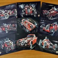 Stampe Alfa Romeo su cartoncino