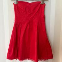 Vestito rosso corto