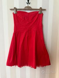 Vestito rosso corto
