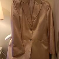 giacca donna colore oro satinato taglia 44