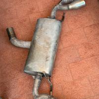 Terminale scarico milltek doppio audi tt mk2