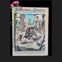 La Domenica del Corriere 8 luglio 1956 D'Annunzio