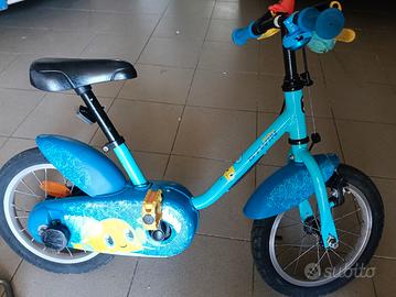 bici bambino 3/5 anni decathlon da 14"
