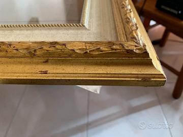 Cornice quadro in legno e vetro