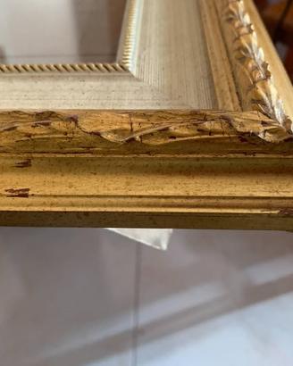 Cornice quadro in legno e vetro