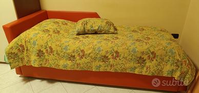 Copriletto singolo con cuscino floreale