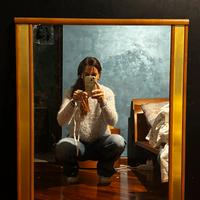 Specchio decorativo anni 70