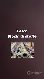 stock di stoffe