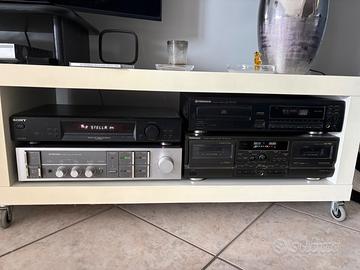 Impianto stereo hi fi anni 80