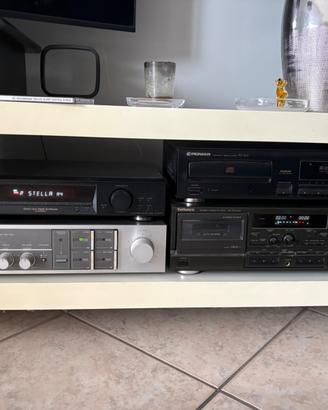 Impianto stereo hi fi anni 80