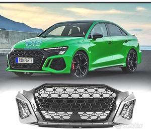 PARAURTI ANTERIORE PER AUDI A3 21- LOOK RS3