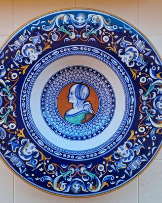 Maiolica di Faenza.40cm co. Bollino rosso (Ente )