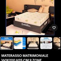 materasso memory 160x200 come nuovo