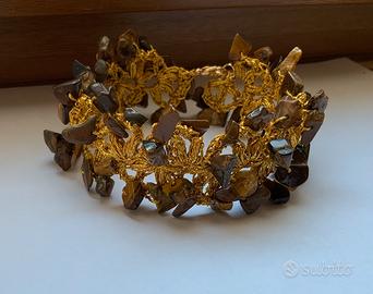 Bracciale vintage uncinetto
