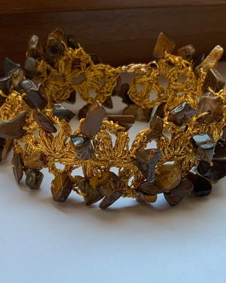 Bracciale vintage uncinetto