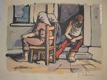 Litografia di Giuliano Pulcini P. d. A.