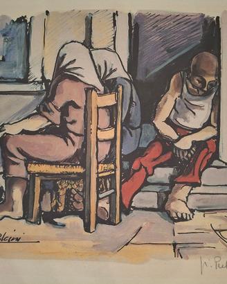 Litografia di Giuliano Pulcini P. d. A.
