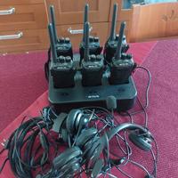 walkie talkie con auricolari