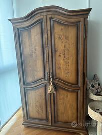 ARMADIO BAR  CON MENSOLE IN LEGNO