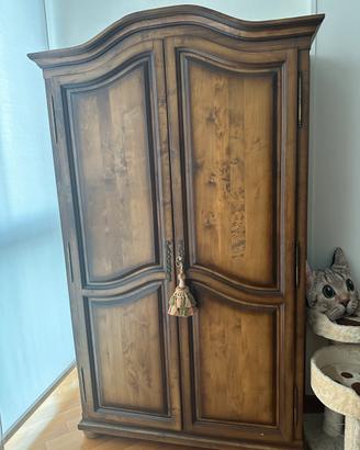 ARMADIO BAR  CON MENSOLE IN LEGNO