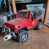 jeep wrangler e rimorchio bruder