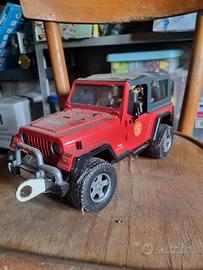 jeep wrangler e rimorchio bruder
