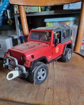 jeep wrangler e rimorchio bruder