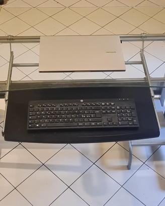 Scrivania in cristallo alto desiner