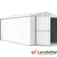 Box garage auto in Acciaio 327x611cm 19mq bianco