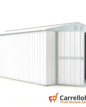 Box garage auto in Acciaio 327x611cm 19mq bianco