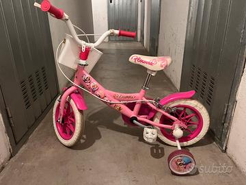Bici bambina con rotelle