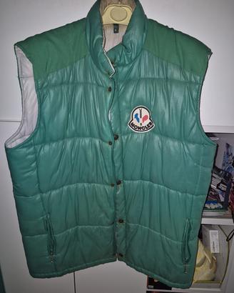 Gilet Moncler Vintage Verde Lucido Anni '80 Origin