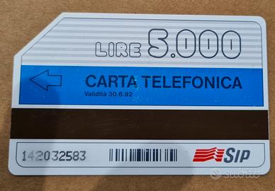 carte telefoniche